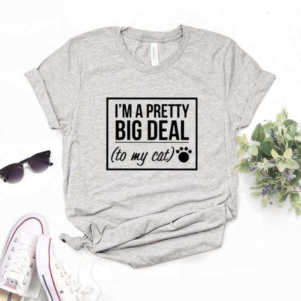 im a pretty big tee deal to my cat women tshirts casual funny t shirt lady yong girl, White
im a pretty big tee deal to my cat women tshirts casual funny t shirt lady yong girl, White