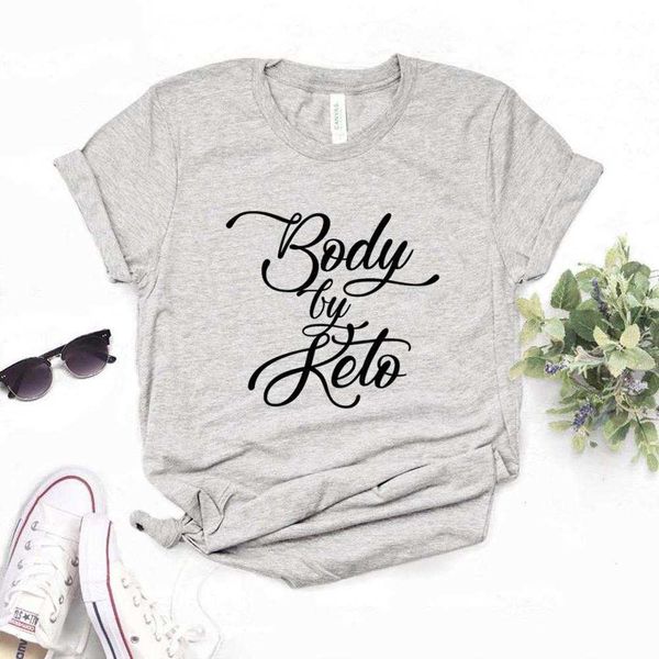 body by t shirts keto print women tshirts casual funny shirt for lady yong tee, White
body by t shirts keto print women tshirts casual funny shirt for lady yong tee, White