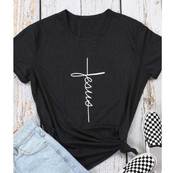 jesus cross pure t-shirt fashion women catholic christian church summer, White
jesus cross pure t-shirt fashion women catholic christian church summer, White