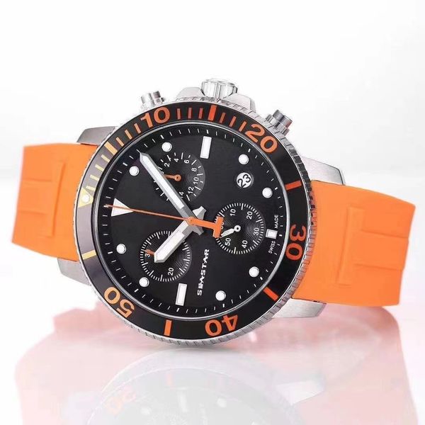 2022 new luxury brand business leisure men's multifunctional timecode watch rubber quartz wristwatch uhren herren, Slivery;brown
2022 new luxury brand business leisure men's multifunctional timecode watch rubber quartz wristwatch uhren herren, Slivery;brown