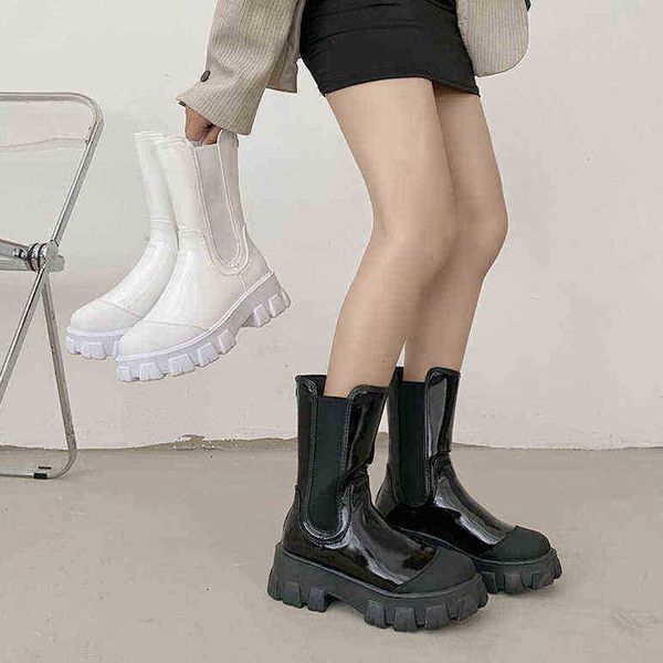 women boots summer new style fashion fried street martin boot 2022 thick bottom versatile pgraphy trend patent leather ins super 07091011, Black
women boots summer new style fashion fried street martin boot 2022 thick bottom versatile pgraphy trend patent leather ins super 07091011, Black