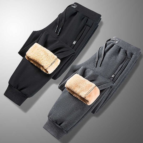 winter new lamb fleece thickened casual pants men's warm large sports straight, Black
winter new lamb fleece thickened casual pants men's warm large sports straight, Black