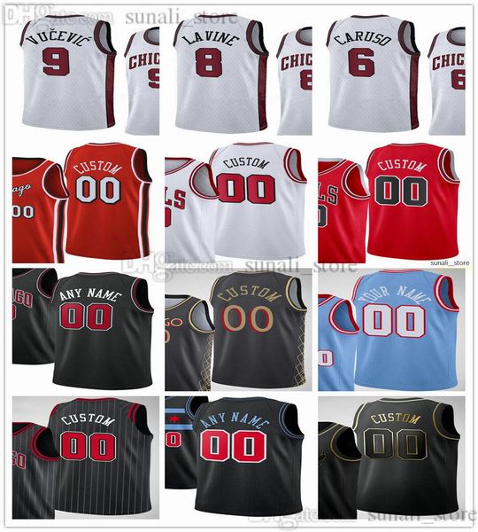 college basketball wears printed basketball alex 6 caruso jerseys lonzo 2 ball demar 11 derozan nikola 9 vucevic zach 8 lavine patrick 44 wi, Black
college basketball wears printed basketball alex 6 caruso jerseys lonzo 2 ball demar 11 derozan nikola 9 vucevic zach 8 lavine patrick 44 wi, Black