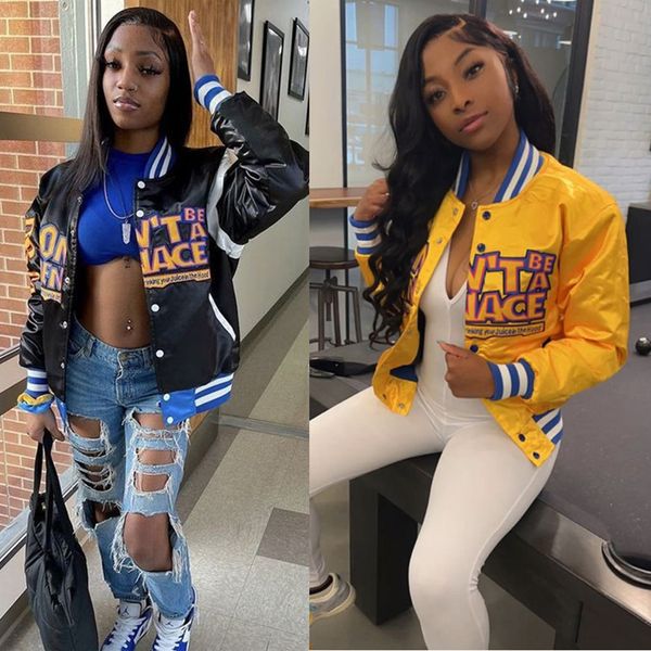 women winter hoodies hip-hop anime print coat harajuku baseball uniform designer sweatshirts wholesale long sleeve jacket fashion patchwork, Black;brown
women winter hoodies hip-hop anime print coat harajuku baseball uniform designer sweatshirts wholesale long sleeve jacket fashion patchwork, Black;brown