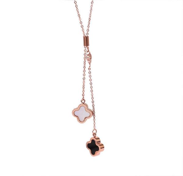 2022 multi style beautiful clover pendant necklace fashion ladies rose gold stainless steel four leaf flower necklaces jewelry for5093027, Silver
2022 multi style beautiful clover pendant necklace fashion ladies rose gold stainless steel four leaf flower necklaces jewelry for5093027, Silver