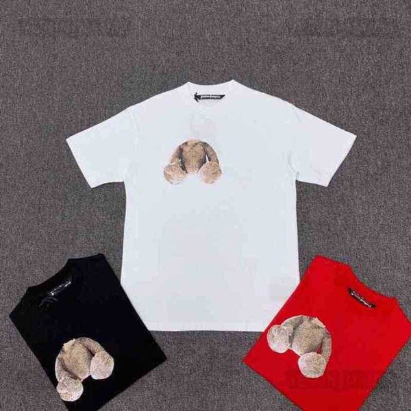 designer luxury spring summer palms classic bear printed t shirt fashion angels mens and womens couple leisure loose pa round collar tee, White;black
designer luxury spring summer palms classic bear printed t shirt fashion angels mens and womens couple leisure loose pa round collar tee, White;black