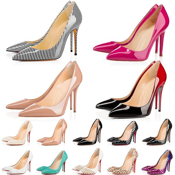 patent leather dress high heels shoes designer woman famous brand wedding party sneakers with rivets box dust heel height 8cm 10cm 12cm of w, Black
patent leather dress high heels shoes designer woman famous brand wedding party sneakers with rivets box dust heel height 8cm 10cm 12cm of w, Black