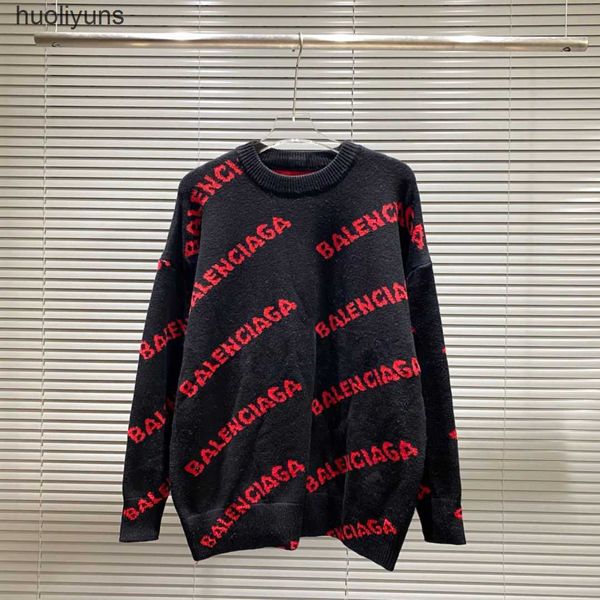 men's designer sweaters crew balencaigass 2023 knitted sweater autumn paris winter 2022 women's fashion brand neck letter jacquard, White;black
men's designer sweaters crew balencaigass 2023 knitted sweater autumn paris winter 2022 women's fashion brand neck letter jacquard, White;black