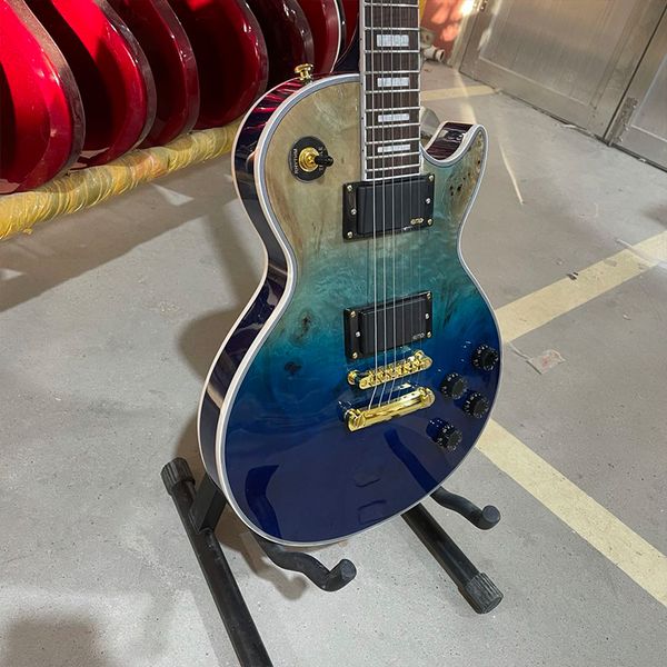 chinese lp version guitar navy blue sunburst decayed burl maple gold hardware factory direct
chinese lp version guitar navy blue sunburst decayed burl maple gold hardware factory direct