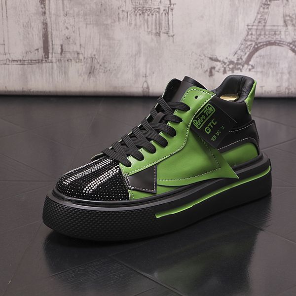 luxury designer rhinestone party dress wedding shoes fashion breathable vulcanized casual sneakers round toe thick bottom business driving w, Black
luxury designer rhinestone party dress wedding shoes fashion breathable vulcanized casual sneakers round toe thick bottom business driving w, Black