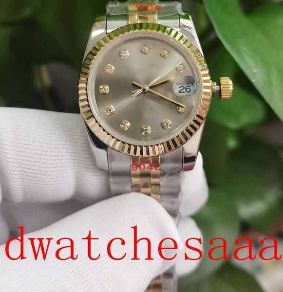 classic series u1 new version ladies watch 31mm black gray dial 126231 178273 automatic 2813 movement two tone gold stainless steel bracelet, Slivery;brown
classic series u1 new version ladies watch 31mm black gray dial 126231 178273 automatic 2813 movement two tone gold stainless steel bracelet, Slivery;brown