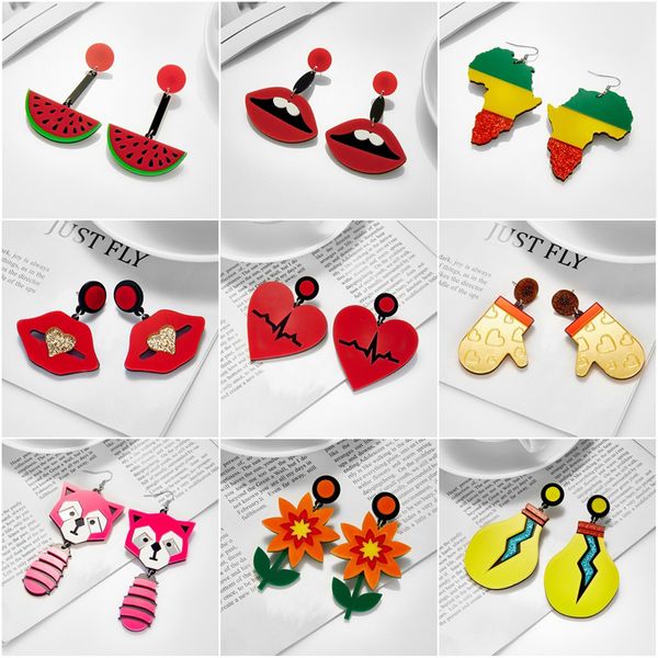 stud yaologe new trend lips watermelon heart acrylic earrings for women cartoon girls big ear jewelry party wedding gift bijoux drop smtmb, Golden;silver
stud yaologe new trend lips watermelon heart acrylic earrings for women cartoon girls big ear jewelry party wedding gift bijoux drop smtmb, Golden;silver