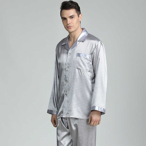 men's sleepwear casual sleepwear men pajamas set 2pcs shirt pants satin faux silk nightwear print pijamas soft pjs set intimate lingeri, Black;brown
men's sleepwear casual sleepwear men pajamas set 2pcs shirt pants satin faux silk nightwear print pijamas soft pjs set intimate lingeri, Black;brown