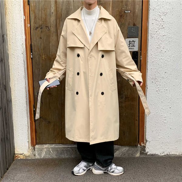 men's trench coats grey khaki black trench coat men fashion casual double breasted long coat men korean loose windbreaker jacket mens o, Tan;black
men's trench coats grey khaki black trench coat men fashion casual double breasted long coat men korean loose windbreaker jacket mens o, Tan;black