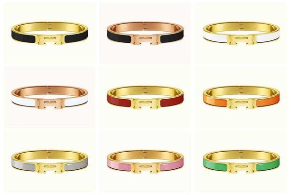 luxury brand 18k gold stainless steel h bangle bracelet jewelry for women gift8374812, Black
luxury brand 18k gold stainless steel h bangle bracelet jewelry for women gift8374812, Black