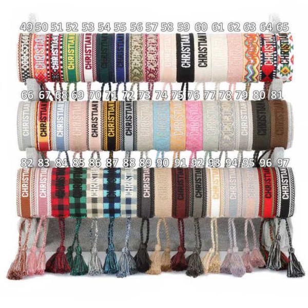 luxury fashion women's bracelets d brand designer bangle embroidery wrist rope bohemia tassel hand woven bracelet men's girl simpl, Golden;silver
luxury fashion women's bracelets d brand designer bangle embroidery wrist rope bohemia tassel hand woven bracelet men's girl simpl, Golden;silver