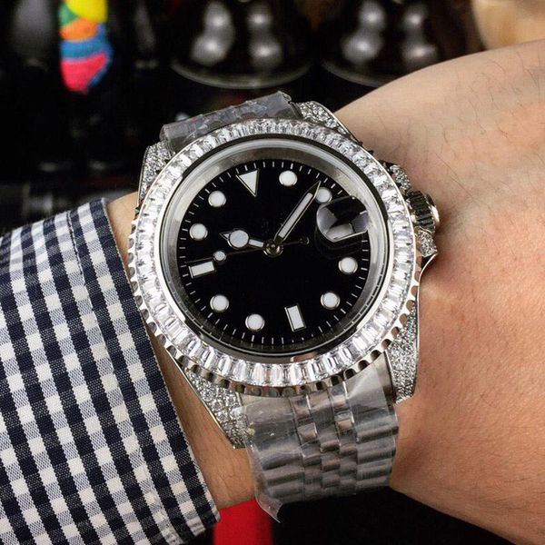 diamond watch men watches automatic mechanical wristwatches with diamonds dial 40mm folding clasp life waterproof designer wristwatch orolog, Slivery;brown
diamond watch men watches automatic mechanical wristwatches with diamonds dial 40mm folding clasp life waterproof designer wristwatch orolog, Slivery;brown