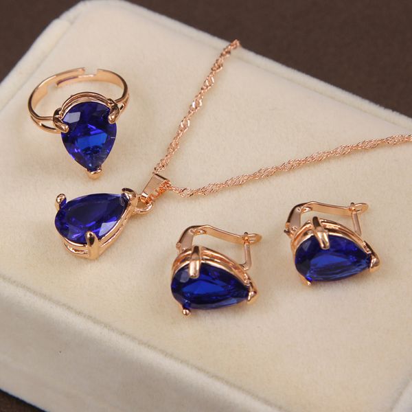 bracelet earrings necklace minhin fashion gold color jewelry set clover style amp earring ampring for wedding accessories royal blue smt7u, Black
bracelet earrings necklace minhin fashion gold color jewelry set clover style amp earring ampring for wedding accessories royal blue smt7u, Black