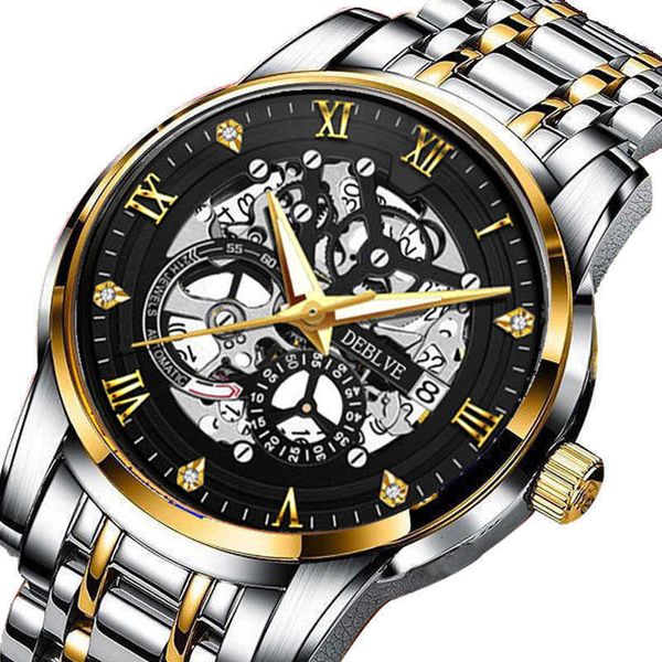 watches fashion men hollow imitation mechanical needle walking waterproof calendar luminous 's solid belt for 4tjx, Slivery;brown
watches fashion men hollow imitation mechanical needle walking waterproof calendar luminous 's solid belt for 4tjx, Slivery;brown