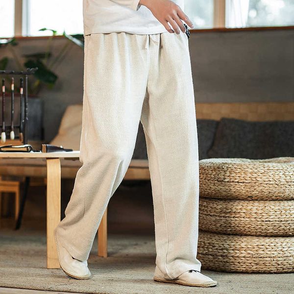 pants men's autumn and winter chinese style sports casual straight loose large harun cotton and linen, Black
pants men's autumn and winter chinese style sports casual straight loose large harun cotton and linen, Black
