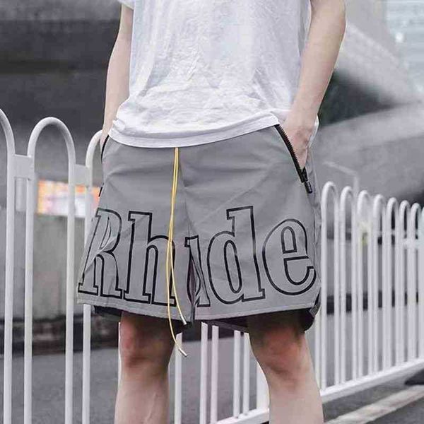 european digner rh 22ss new york limited letter reflective printing shorts men's and women's hip hop casual summer, White;black
european digner rh 22ss new york limited letter reflective printing shorts men's and women's hip hop casual summer, White;black