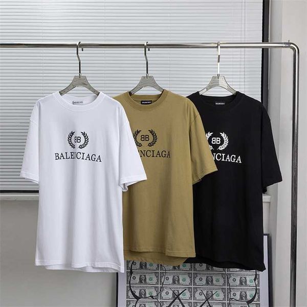designer balencaigass mens t-shirts correct 2022ss spring and summer new trend paris classic wheat print versatile short sleeve tshirt for m, White;black
designer balencaigass mens t-shirts correct 2022ss spring and summer new trend paris classic wheat print versatile short sleeve tshirt for m, White;black
