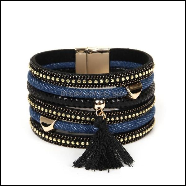 bangle bangle ornapeadia 2022 bracelet for women bohemian fashion mtilayer denim fringe wide brim wholesale bangles drop delivery je dh6gi, Black
bangle bangle ornapeadia 2022 bracelet for women bohemian fashion mtilayer denim fringe wide brim wholesale bangles drop delivery je dh6gi, Black