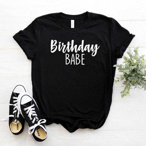 birthday babe print women casual funny t shirt for lady girl tee hipster drop, White
birthday babe print women casual funny t shirt for lady girl tee hipster drop, White