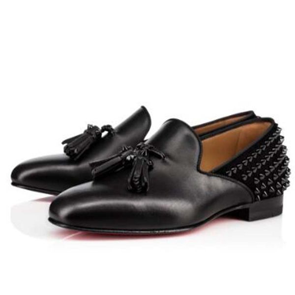 luxury designer christians red-bottoms loafers for men women genuine leather platform casual sneakers spikes wedding party flats men shoes, Black
luxury designer christians red-bottoms loafers for men women genuine leather platform casual sneakers spikes wedding party flats men shoes, Black