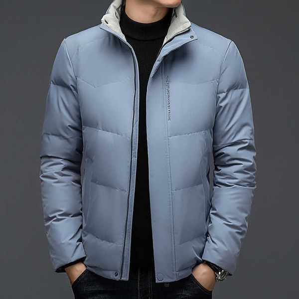 men's stand collar business thickened down jacket 2022 new high-end leisure for men, Black
men's stand collar business thickened down jacket 2022 new high-end leisure for men, Black