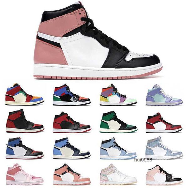 2022 jumpman 1 baskeyball shoes rust pink 3 smoke grey multi patent 1s sport sneakers mens trainer jordam, Black
2022 jumpman 1 baskeyball shoes rust pink 3 smoke grey multi patent 1s sport sneakers mens trainer jordam, Black