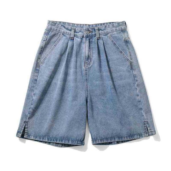 korean style summer men's blue baggy short jeans 2022 new wide leg denim shorts black male, White;black
korean style summer men's blue baggy short jeans 2022 new wide leg denim shorts black male, White;black