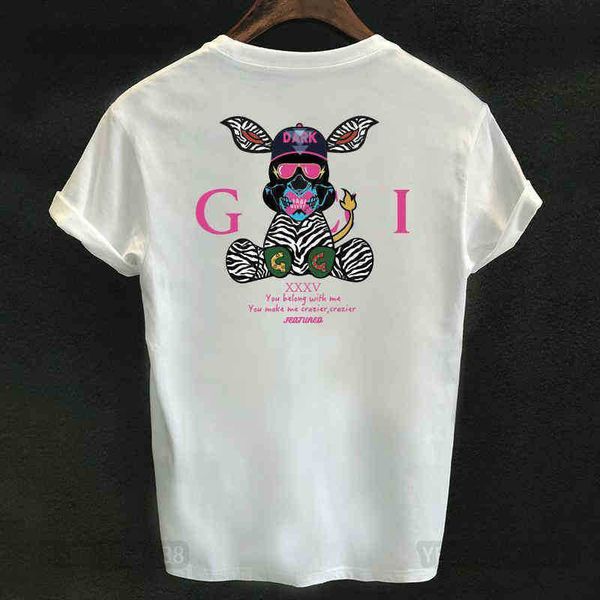 women's t-shirt womens and mens designer guggi classic t shirt color dog printed fashion summer hip hop short sleeves high street tees, White
women's t-shirt womens and mens designer guggi classic t shirt color dog printed fashion summer hip hop short sleeves high street tees, White