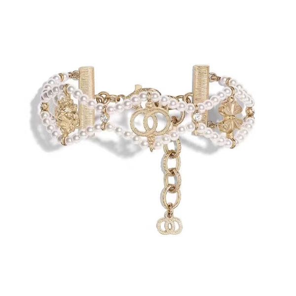 new charm bracelets fashion luxury brand designer four-leaf clover lion head pearl bracelet wedding party valentine gift excellent quality j, Golden;silver
new charm bracelets fashion luxury brand designer four-leaf clover lion head pearl bracelet wedding party valentine gift excellent quality j, Golden;silver