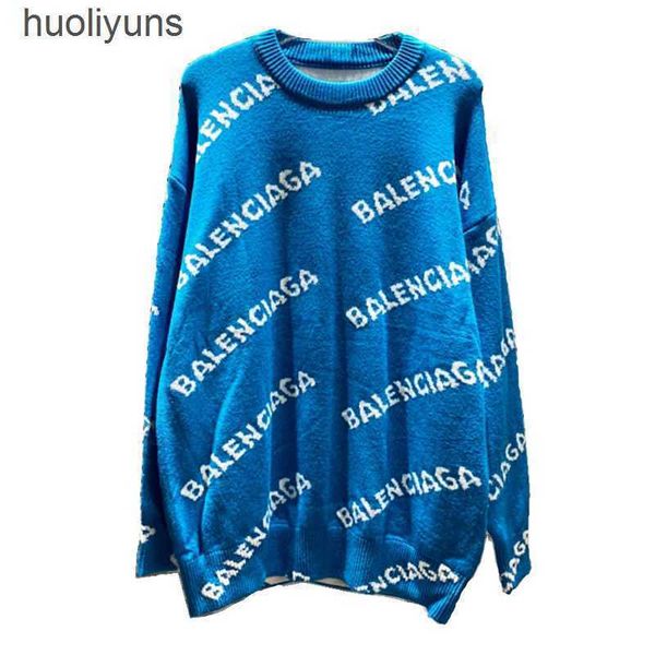 round designer sweaters neck balencaigass 2023 casual sweater paris woolen loose men's women's spring couple letter knitwear fashi, White;black
round designer sweaters neck balencaigass 2023 casual sweater paris woolen loose men's women's spring couple letter knitwear fashi, White;black