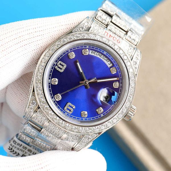 2023wristwatches diamond watch mens automatic mechanical watch 41mm with diamond-studded steel bracelet busins wristwatch 904l stainls steel, Slivery;brown
2023wristwatches diamond watch mens automatic mechanical watch 41mm with diamond-studded steel bracelet busins wristwatch 904l stainls steel, Slivery;brown