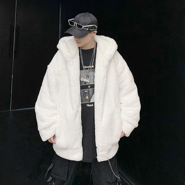 men's fur faux fur faux rabbit fur jacket for mens 2021 fashion trends fleece clothes teen harajuku style hip hop hooded coats oversize, Black
men's fur faux fur faux rabbit fur jacket for mens 2021 fashion trends fleece clothes teen harajuku style hip hop hooded coats oversize, Black