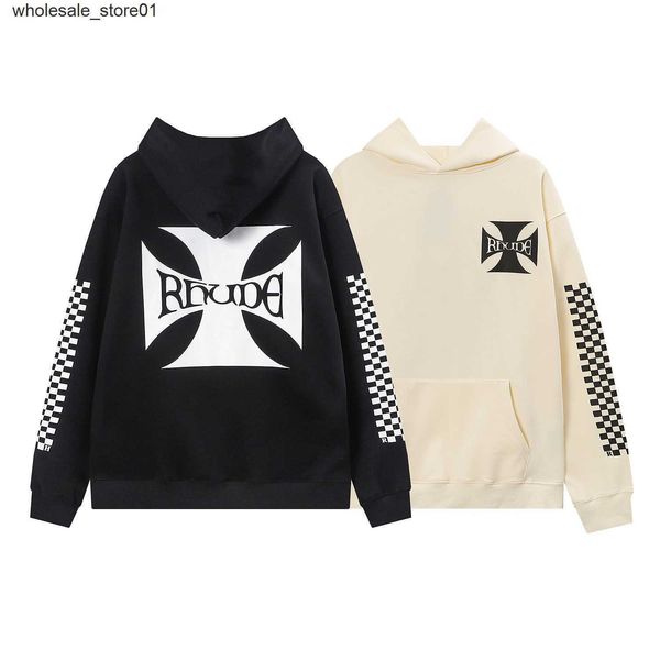 men's hoodies designer sweatshirts fashion brand rhude print men's women's loose casual hooded sweater, Black
men's hoodies designer sweatshirts fashion brand rhude print men's women's loose casual hooded sweater, Black