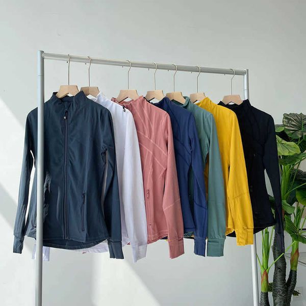 2022 fashion brand lu's women's jackets autumn/winter new same style define sports slim zipper yoga, Black;brown
2022 fashion brand lu's women's jackets autumn/winter new same style define sports slim zipper yoga, Black;brown