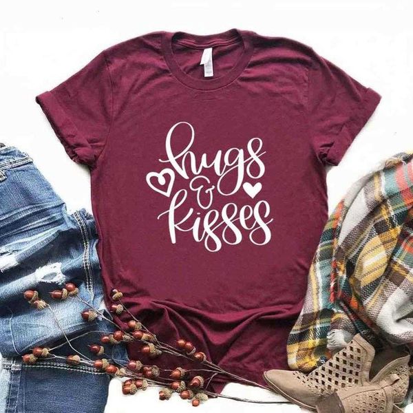 hugs and kisses tee print women tshirts casual funny t shirt lady yong hipster 6, White
hugs and kisses tee print women tshirts casual funny t shirt lady yong hipster 6, White