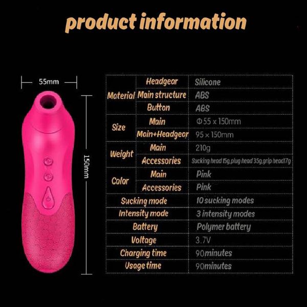 costumes female clit sucker sucking device for adults rechargeable waterproof silicone usb charging toys for woman cosplay, Black
costumes female clit sucker sucking device for adults rechargeable waterproof silicone usb charging toys for woman cosplay, Black