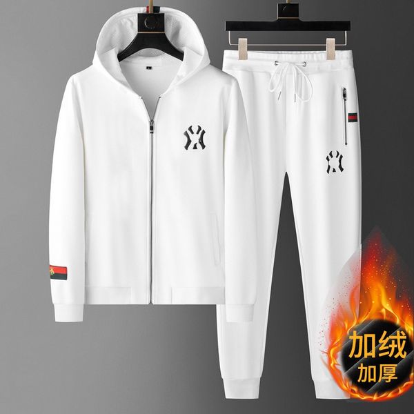 men's tracksuits 2022 milan fashion designer composite velvet warm and handsome cardigan suit, Gray
men's tracksuits 2022 milan fashion designer composite velvet warm and handsome cardigan suit, Gray