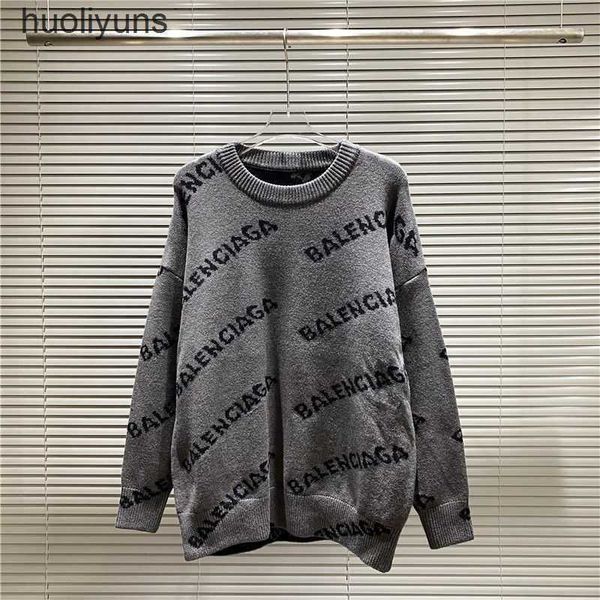 round designer sweaters balencaigass 2023 sweater high version autumn neck fashion brand paris jacquard letter pullover men's women, White;black
round designer sweaters balencaigass 2023 sweater high version autumn neck fashion brand paris jacquard letter pullover men's women, White;black