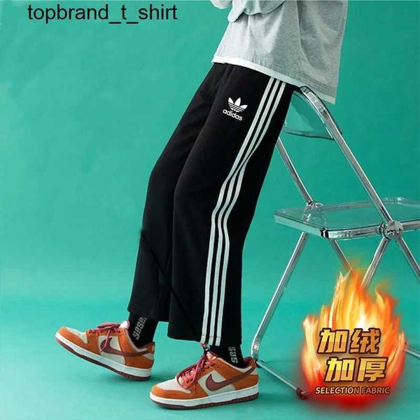 men's pants designer male middle adiidaa winter fashion loose straight fashion streetwear pants, Black
men's pants designer male middle adiidaa winter fashion loose straight fashion streetwear pants, Black