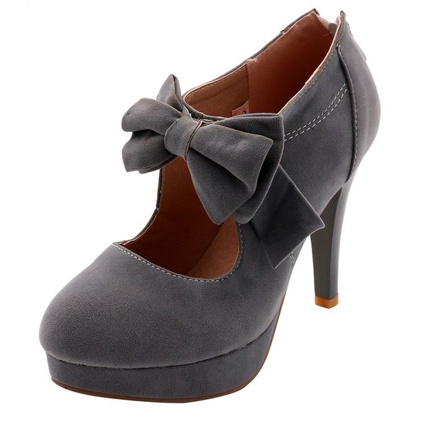 bowtie foreign trade dress shoe bow anti-pile big size womens high heel, Black
bowtie foreign trade dress shoe bow anti-pile big size womens high heel, Black