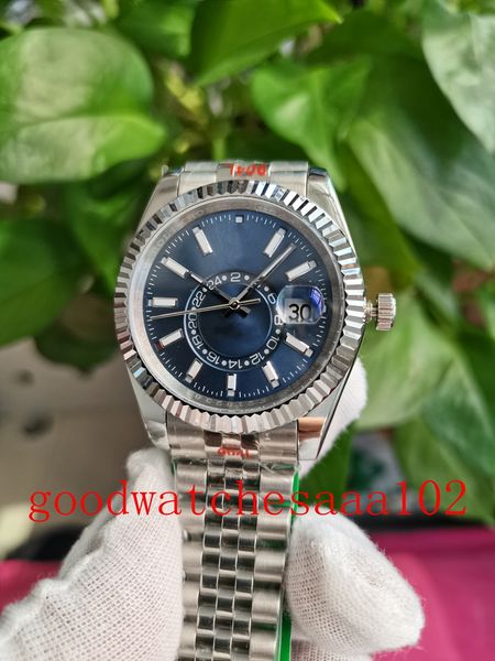 classic series u1 new version sky men's watch 42mm blue dial 326934 3269333 automatic 2813 movement two tone gold stainless steel brace, Slivery;brown
classic series u1 new version sky men's watch 42mm blue dial 326934 3269333 automatic 2813 movement two tone gold stainless steel brace, Slivery;brown