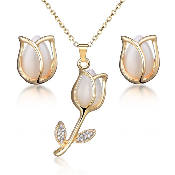 bracelet earrings necklace minhin flower pendant set gold color chain wedding jewelry sets mother 39s day valentine gift drop deliver smt3l, Black
bracelet earrings necklace minhin flower pendant set gold color chain wedding jewelry sets mother 39s day valentine gift drop deliver smt3l, Black