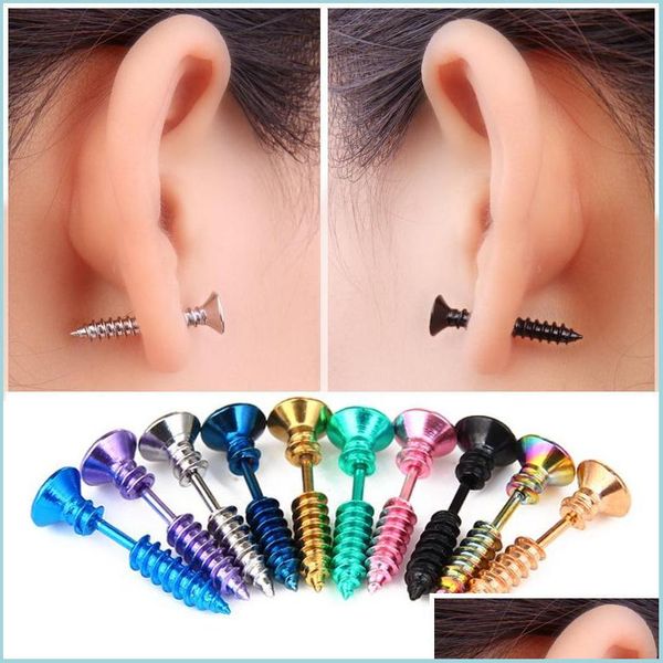 stud stud explosionproof hypoallergenic titanium steel screw earrings stainless halloween funny jewelry drop delivery 2022 dhpky, Golden;silver
stud stud explosionproof hypoallergenic titanium steel screw earrings stainless halloween funny jewelry drop delivery 2022 dhpky, Golden;silver