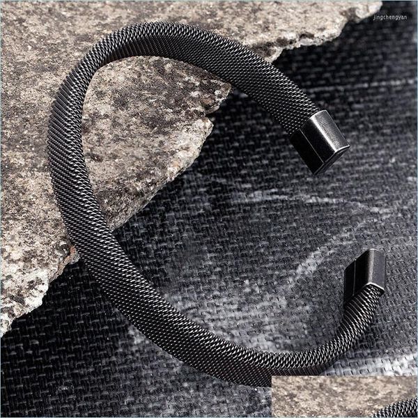 bangle bangle men vintage black stainless steel cuban cuff bracelets hand wristband fashion jewelry friends gifts wholesale accessor dhs72
bangle bangle men vintage black stainless steel cuban cuff bracelets hand wristband fashion jewelry friends gifts wholesale accessor dhs72