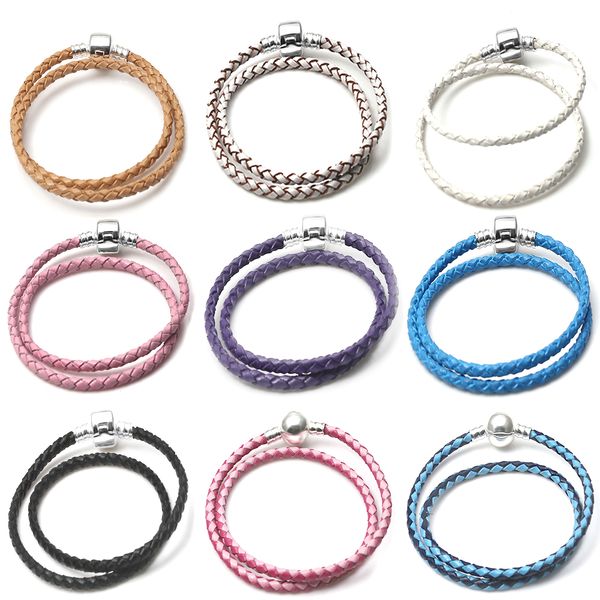 charm bracelets seialoy woven leather for women men plated buckle scalp accessories original brands bracelet bangle gifts drop delive smtuy, Golden;silver
charm bracelets seialoy woven leather for women men plated buckle scalp accessories original brands bracelet bangle gifts drop delive smtuy, Golden;silver